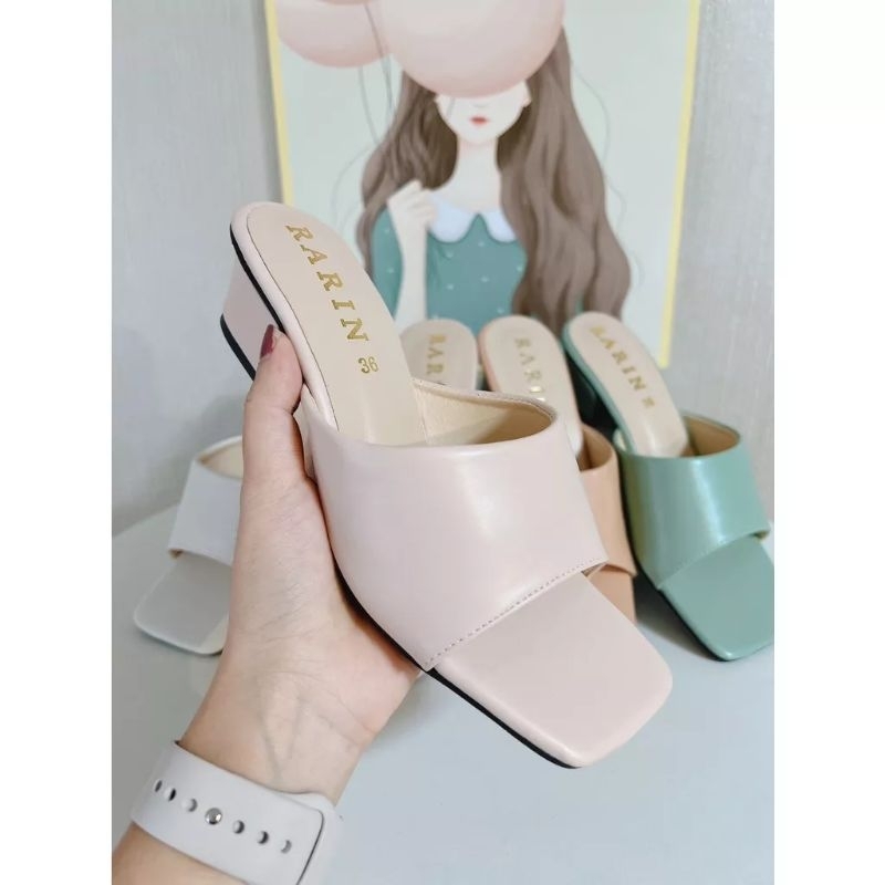 ส่งต่อมือ1  รองเท้าส้นเตี้ย1.5'' Rarin รุ่น Sugar