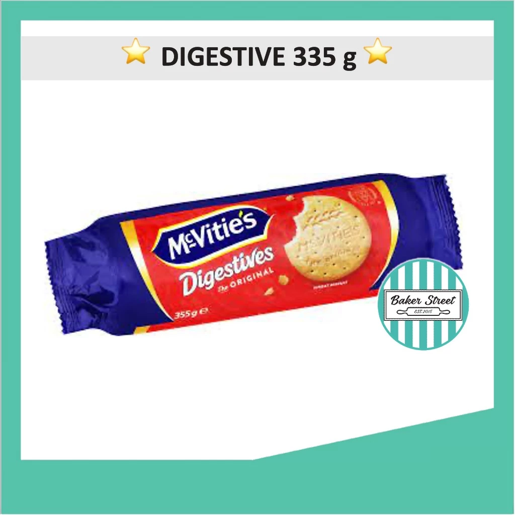 (ห่อใหญ่ 355 g) ไดเจสทีฟ บิสกิต ทำฐานชีสพาย Mcvities Digestive