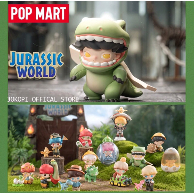 สินค้าพร้อมส่งจากไทย🌈 [POPMART] DIMOO JURASSIC WORLD กล่องสุ่ม ART TOY ของแท้1000%!!
