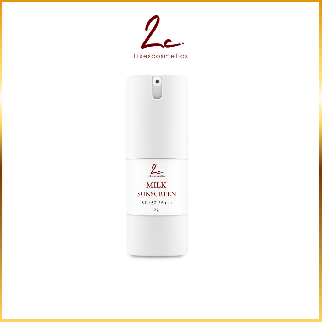 ไลก์ส คอสเมติก Milk Sunscreen SPF50 PA+++ กันแดดเนื้อน้ำนม ปกป้องแสงแดด บางเบา เนียนนุ่ม ชุ่มชื้น คุมมัน ไม่เหนอะหน่ะ