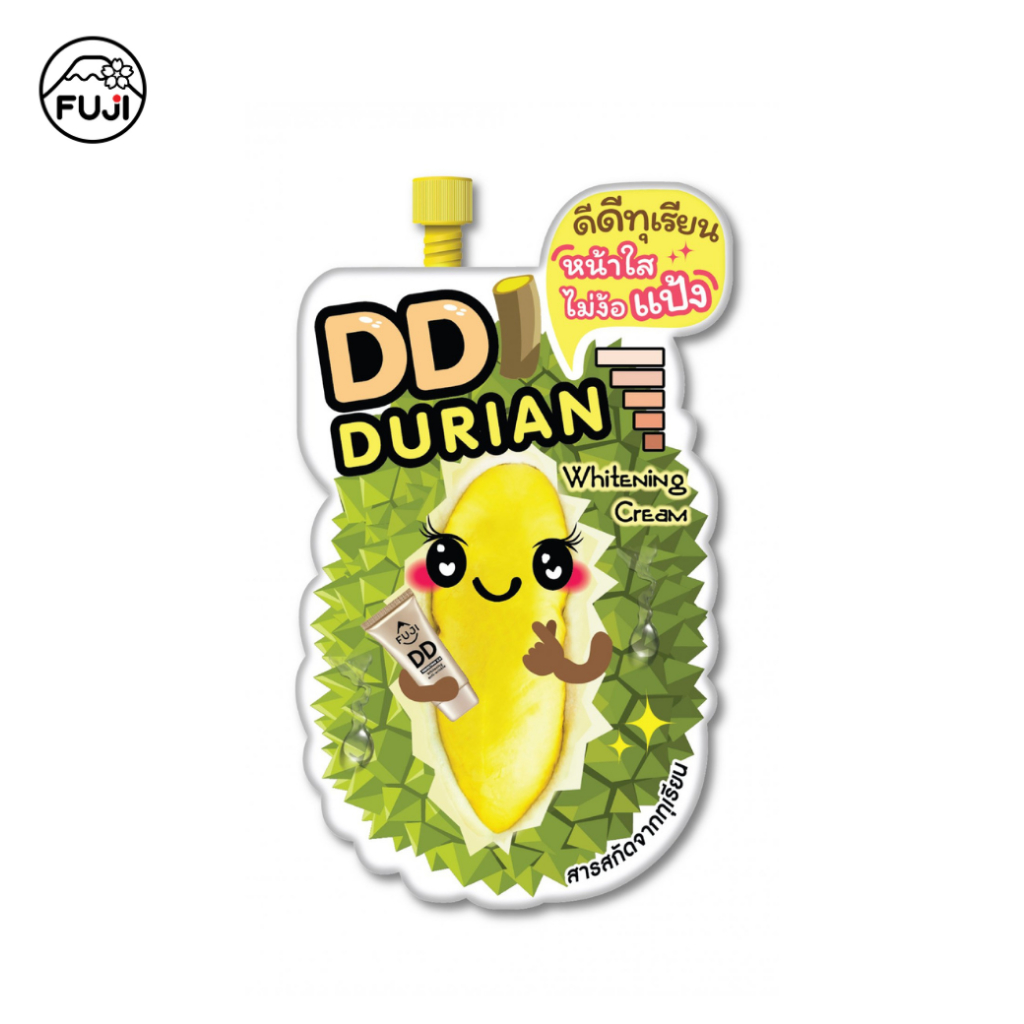 ฟูจิ ดีดี ดูเรียน ครีม 6ก.  FUJI DD DURIAN CREAM 6G. ดีดีทุเรียน