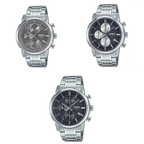 CASIO นาฬิกาข้อมือผู้ชาย รุ่น MTP-E510D,MTP-E510D-1A1,MTP-E510D-1A2,MTP-E510D-7A,MTP-E510D-8A