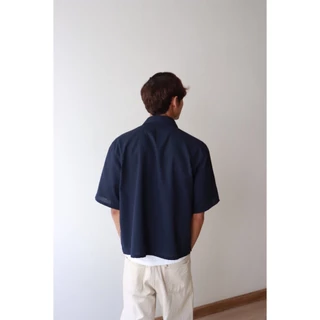 IBB LINEN CROPPED SHIRTS เสื้อเชิ้ตผ้าลินิน100% ทรงครอป เนื้อผ้าบางเหมาะสำหรับใส่เป็นเสื้อคลุม