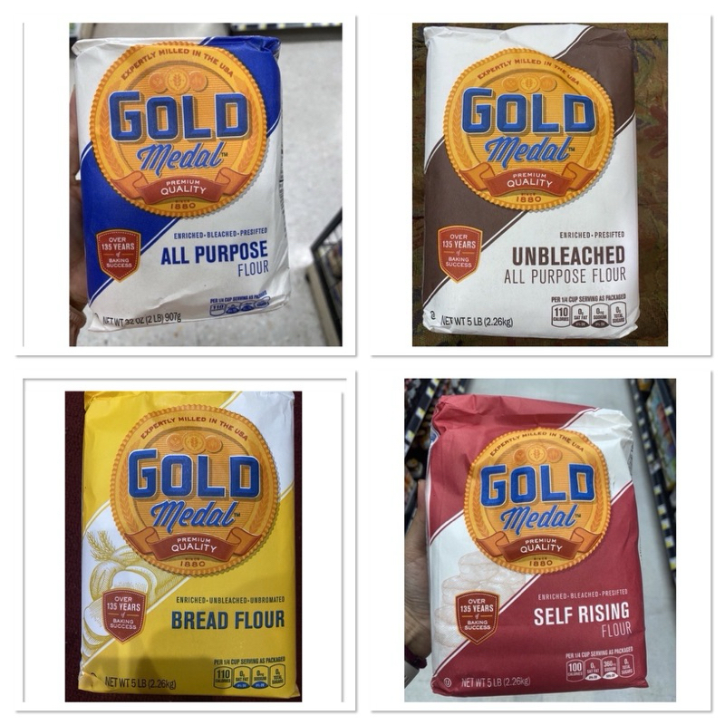 GOLD MEDAL Unbleached All Purpose Flour 2.26kg. แป้งสาลี เอนกประสงค์ไม่ขัดสี / All Purpose Flour / Self Rising / Bread F