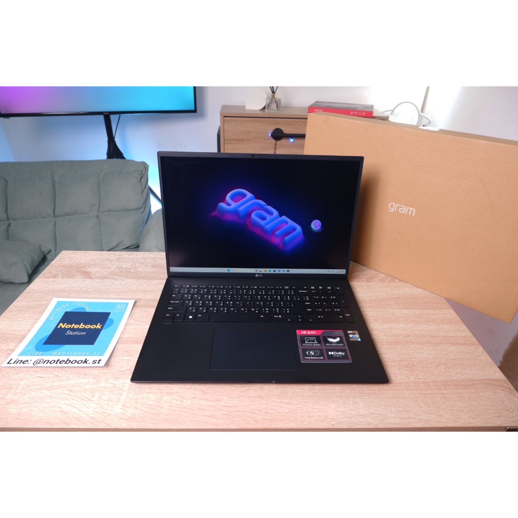 (ของใหม่)LG GRAM 17 (EVO) i5-1340P Ram16 SSD512(GEN4) จอ17" 2K อุปกรณ์ครบกล่อง สเปคสูงมาก จอใหญ่ เคร