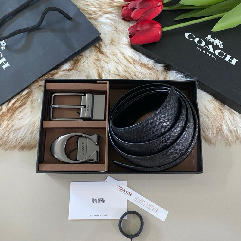 Coach เข็มขัดผู้ชายพร้อมส่ง