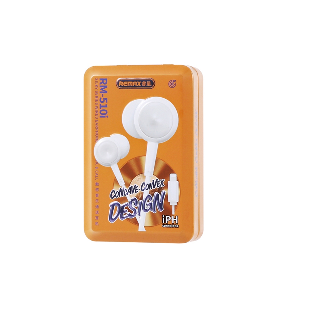 Remax Type-c and Lightning หูฟังแบบมีสายสำหรับฟังเพลง และโทร RM-510