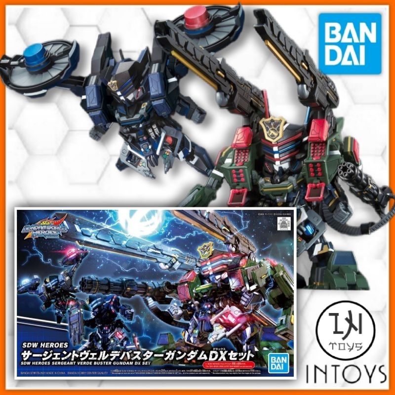 BANDAI - (SD) SDW HEROES SERGEANT VERDE BUSTER GUNDAM DX SET [SD Gundam World Heroes ] (Gunpla / Gun