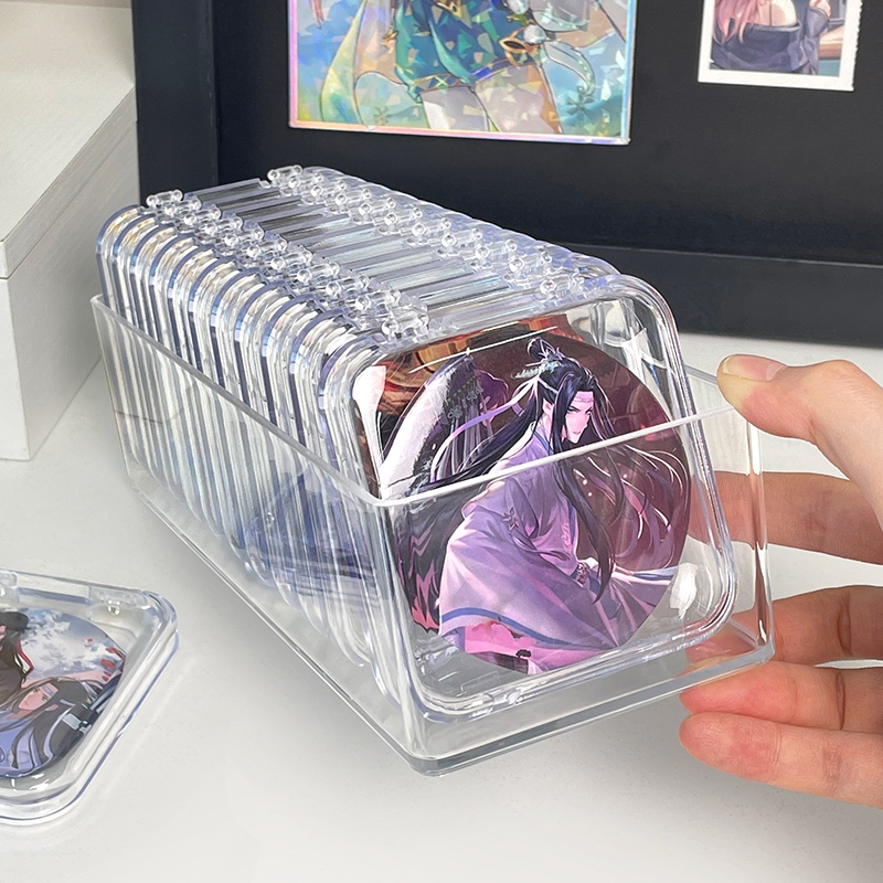 ต่างหู สร้อยข้อมือ เครื่องประดับ แบบพกพา อะคริลิค ไอดอล อัลตร้า ขนาดเล็ก ภาพบุคคล กล่องเก็บของ ขนาดเล็ก 2112 - รูปที่ 4