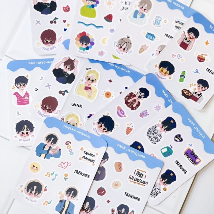 Sticker PVC TREASURE Cute Ver [Fanart]
