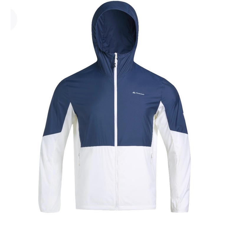 Quechua เสื้อแจ็คเก็ตป้องกันรังสียูวีสำหรับผู้ชาย ใส่เดินป่ารุ่น HELIUM 500
