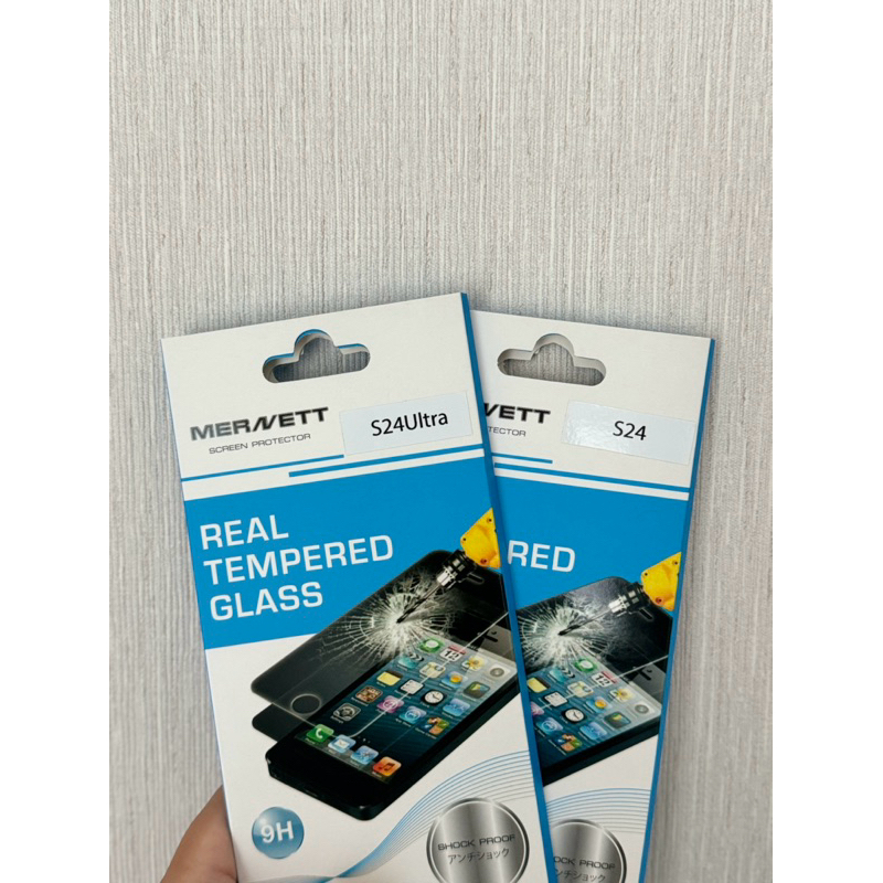 Mernett กระจกกันจอแตกแบบใส, แบบด้าน, แบบกันมองเห็น Samsung S24ultra,S24plus,S24