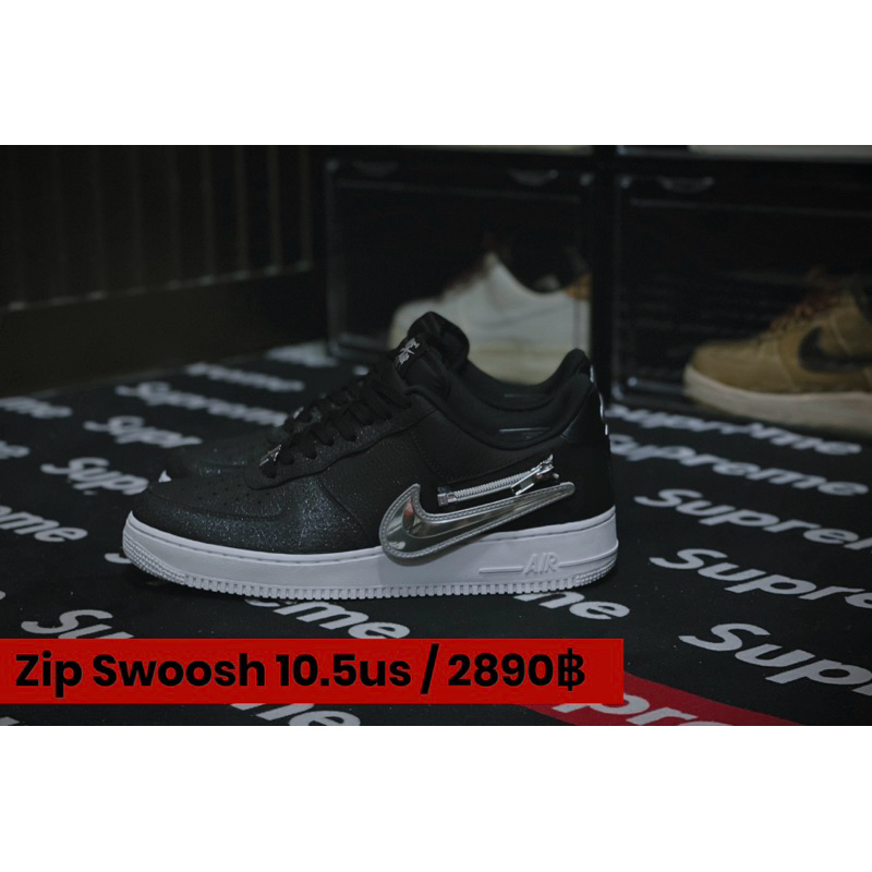 Nike Air Force 1 Low "Zip Swoosh Black"