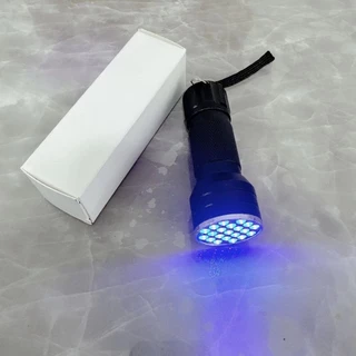 ไฟฉายยูวี 9,21Led 395nm อบน้ำยาเรซิ่นUV อบเล็บ ส่องธนบัตร คราบล่าสัตว์ต่างๆ พกพา มีถ่านAAAขาย