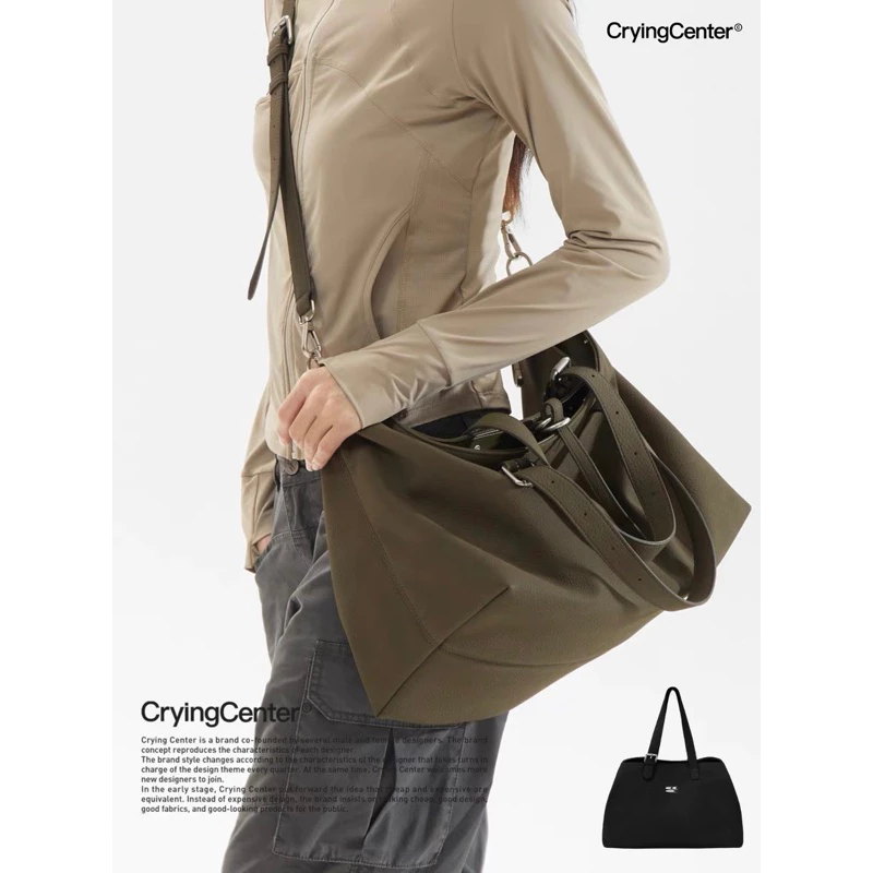 CryingCenter กระเป๋าสะพายข้าง/ครอสบอดี้ใบใหญ่ Matte Birkin Bag