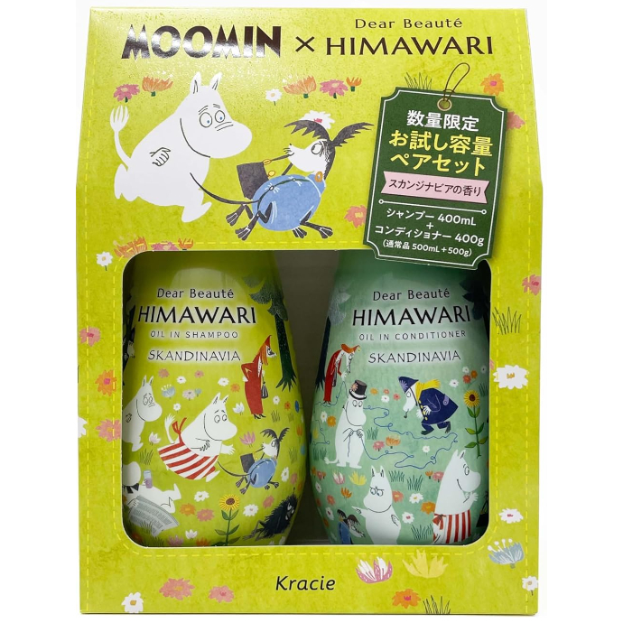 Dear Beaute Himawari Moomin Oil-in Shampoo & Conditioner Set แชมพู และ ครีมนวดผม สินค้าญี่ปุ่น