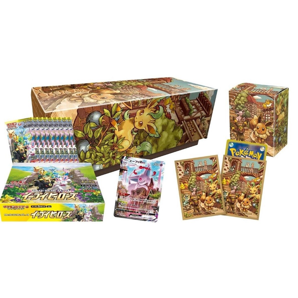 Pokemon Card "Eevee Heroes Gym Box S6a" JAP S6a