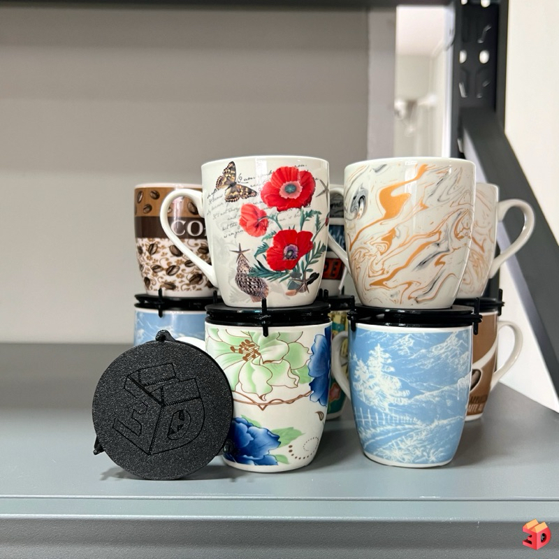 mug stackers ที่วางแก้วกาแฟเพื่อให้ซ้อนกันได้งานจากการพิมพ์สามมิติ