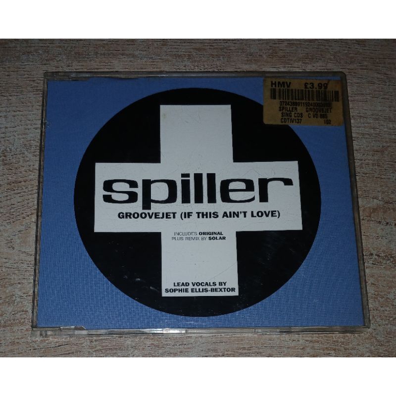 Spiller Featuring Sophie Ellis-Bextor ซีดี CD Single Groovejet (If This Ain't Love) EU Edition