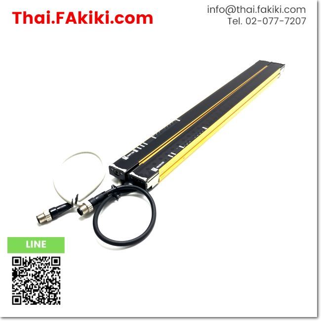 (D)Used*, F3SJ-A0515P20 Safety Light Curtain สเปค DC24V Ø20 Ver2.2, OMRON (66-005-734)