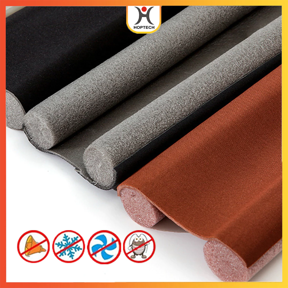 HOPTECH คิ้วกั้นประตู ที่กั้นประตู กันฝุ่นกันแมลงกันแอร์ออกป้องกันเสียง และแบบ PVC ไม่มีฟองน้ำ