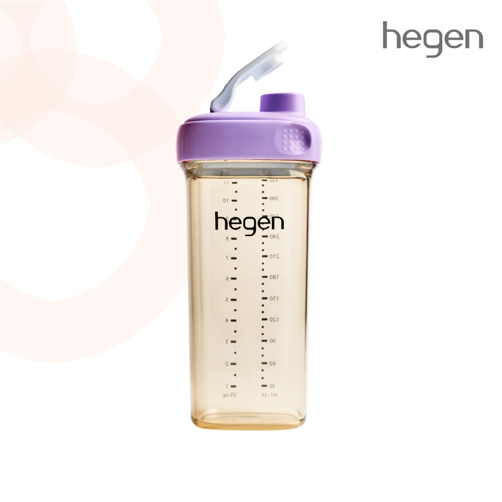 Hegen PCTO ขวดดื่มน้ำ ขนาด 11 ออนซ์ / 330 มล. ฝาสีม่วง ไม่มีหลอด Drinking Bottle Purple