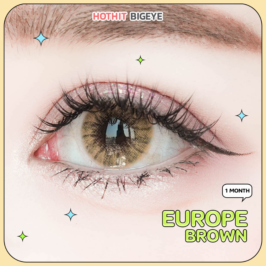คอนแทคเลนส์ Europe สีน้ำตาล เทา ฟ้า พร้อมส่งแบบปกติ และค่าสายตาสั้น 0.00-3.00 (สายตาที่มีในลิสกดสั่งได้เลยค่า)
