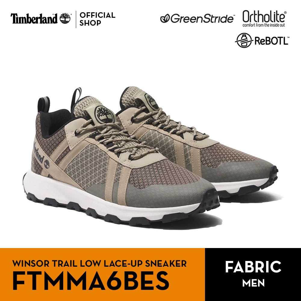 Timberland Men's WINSOR TRAIL Low Lace-Up Sneaker รองเท้าผ้าใบ (FTMMA6BES)