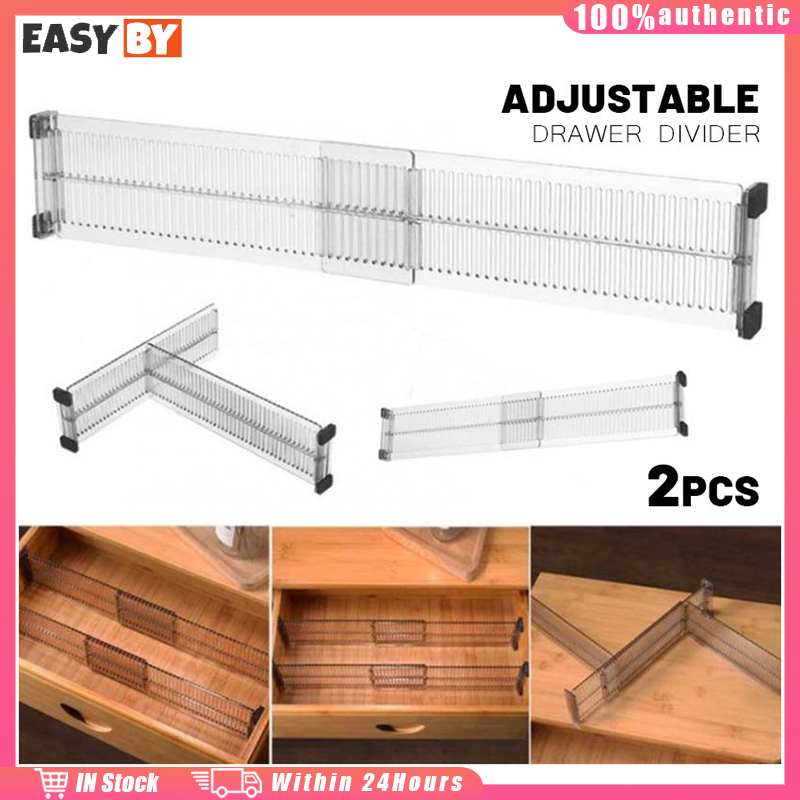 พร้อมส่ง แผ่นกั้นลิ้นชัก แบ่งช่องเก็บของ แบบใส สําหรับตู้เสื้อผ้า ร้านอยู่ที่ไทย