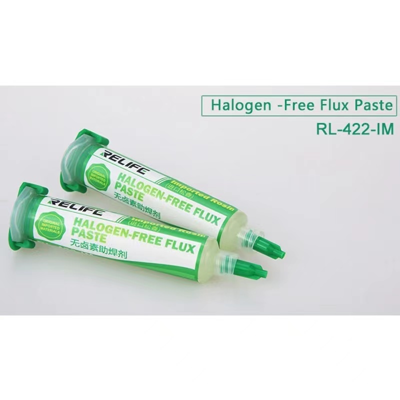 ฟลักซ์คุณภาพสูง Relife Solder RL 422 ใช้ได้กับโทรศัพท์มือถือ คอมพิวเตอร์ PCB BGA และ PGA บัดกรี