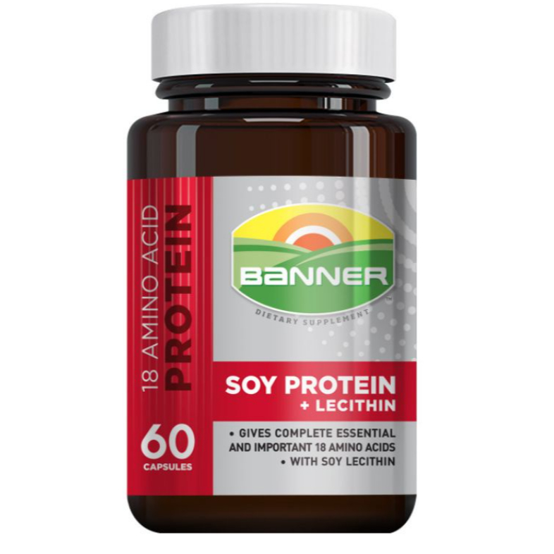 ฺBanner Soy Protein 60 caps 1 ขวด