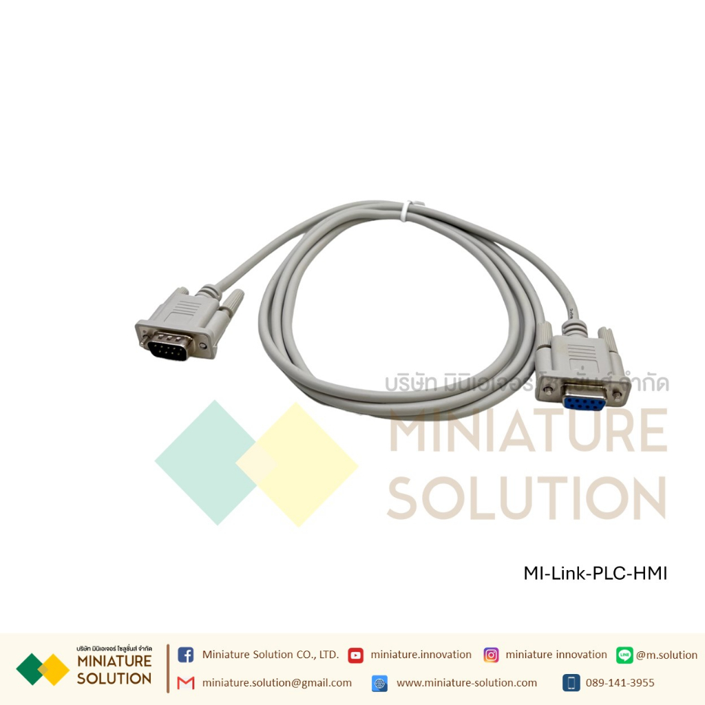 สายลิ้งโหลดโปรแกรม PLC จีน board จีน FX RS232 ใช้กับ PLC Board FX1N,2N,3U และ ต่อจอ samkoon HMI (MI-