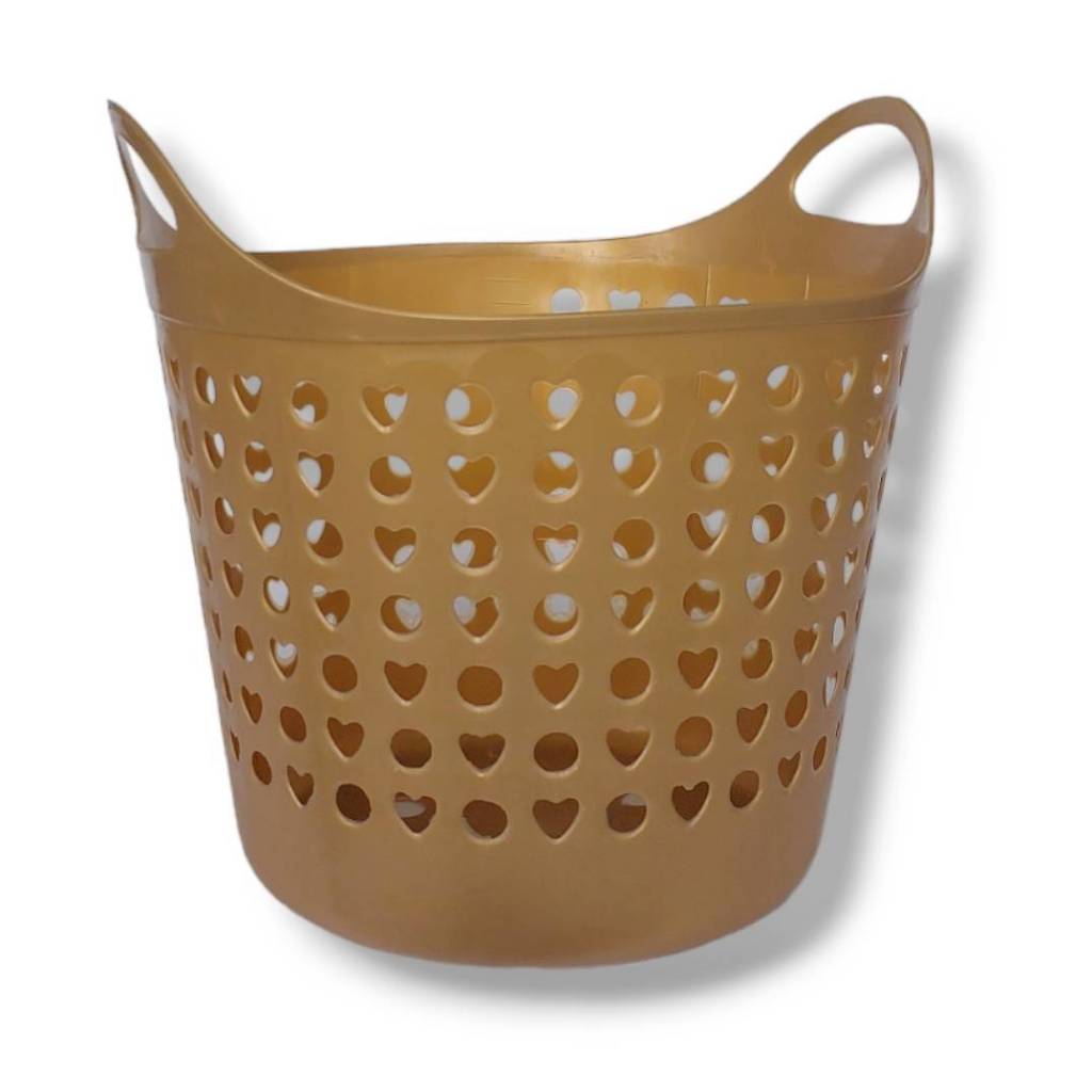 Small Evting ตะกร้านิ่ม สไตล์ญี่ปุ่น สำหรับใส่ของ ใส่ผ้า No.9956 มีหูหิ้ว - รูปที่ 3