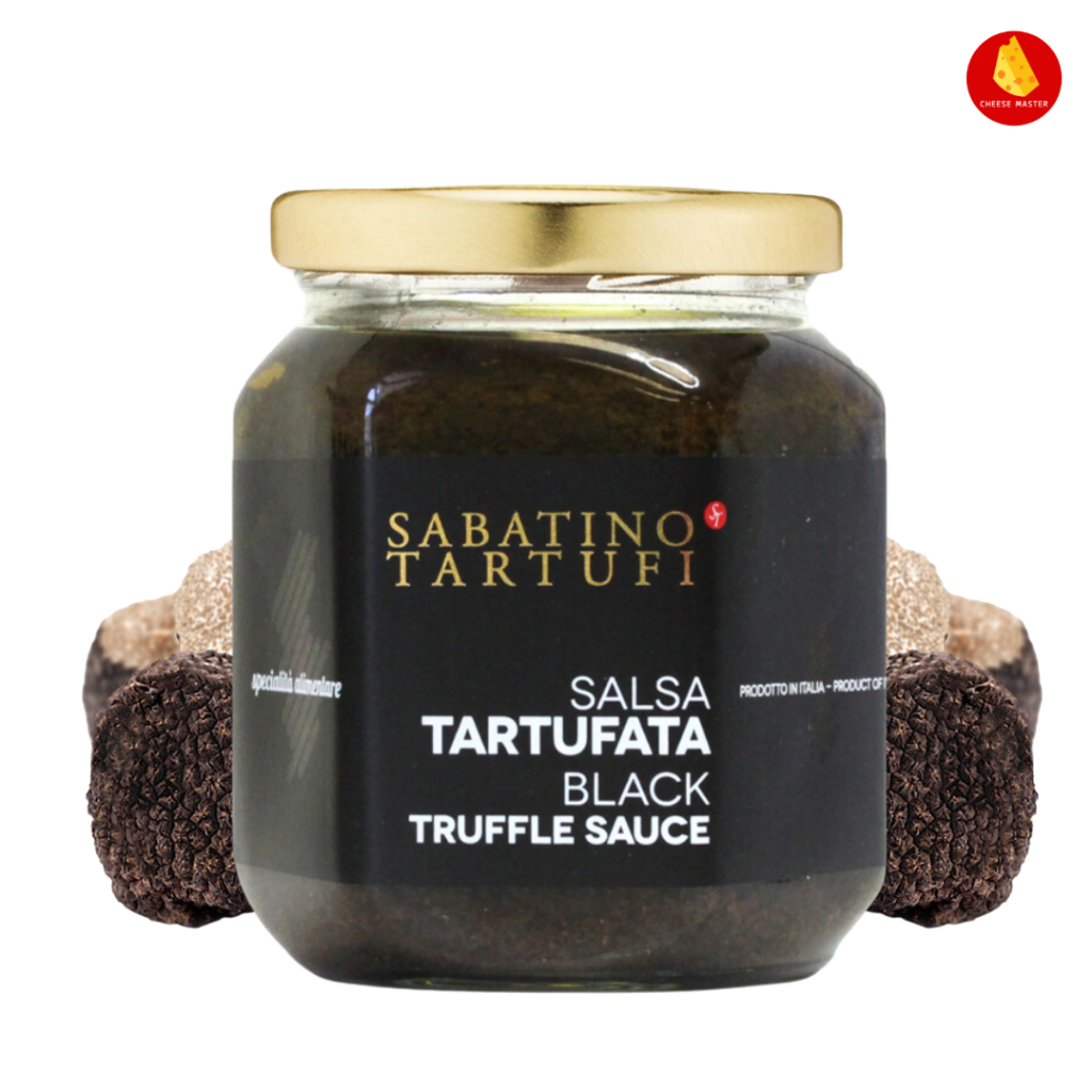 ซอสทรัฟเฟิล Sabatino Black Truffle Paste 5% ทรัฟเฟิลเพส เข้มข้น ทรัฟเฟิลดำ