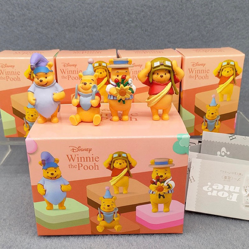 โมเดล ฟิกเกอร์ ของเล่น Disney Winnie the Pooh Figure Model รุ่น กล่อง 4 ตัว ดิสนี่ย์ หมีพู ของสะสม ตกแต่งเค้ก