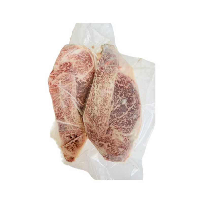 1 KG/Pack เนื้อวากิวญี่ปุ่น Wagyu A5 Striploin (Kuroge/Furano)