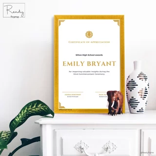 [ส่งด่วน] ReadyFrame I กรอบรูป ขนาดA4 I สีขาว สีดำ สีไม้ สีเงิน สีทอง I แนวตั้ง&แนวนอน ดีไซน์มินิมอล คุณภาพพรีเมี่ยม