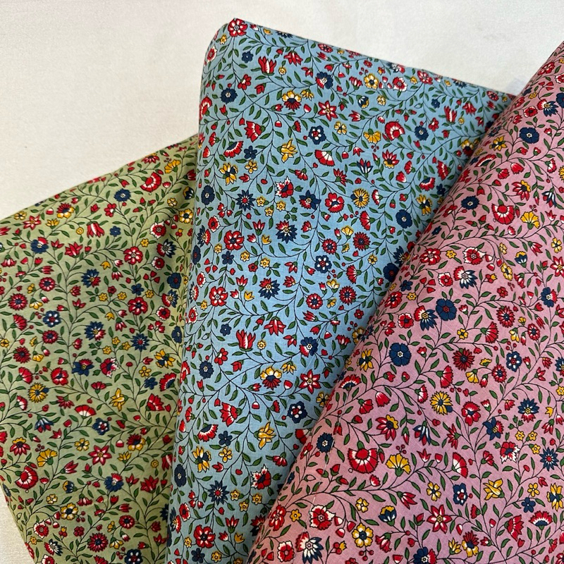 Fabrica_shop ผ้า Cotton  อินเดีย สำหรับตัดชุด ใส่สบาย หน้ากว้าง 44 นิ้ว (1.10ม.)