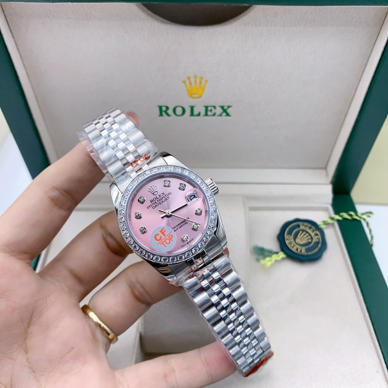 นาฬิกาข้อมือผู้หญิง นาฬิกาแฟชั่น Ro Lex Datejust 31mm.