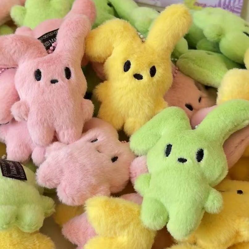 COD-ในไทย พวงกุญแจ กระต่าย สีชมพู น่ารักๆฟูๆ Insสไตล์เกาหลี นักเรียนสำหรับผู้หญิง สําหรับกระเป๋านักเรียน เหมาะกับของขวัญ ราคา ถูกที่สุด ดีลบีเคเค แกลเลอรีภาพที่ 3