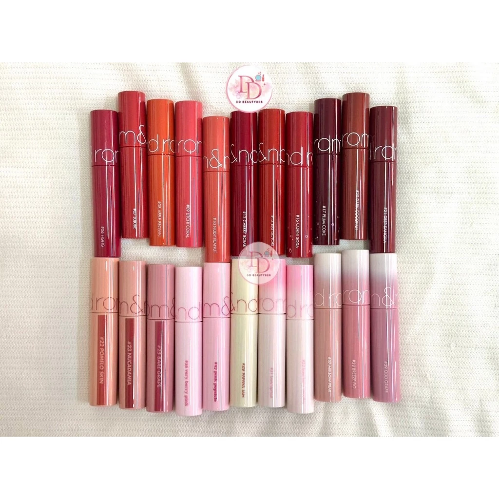 ลิปทินท์ ROM&ND Juicy Lasting Tint 5.5G เนื้อบางเบา ทาง่าย ไม่ตกร่อง