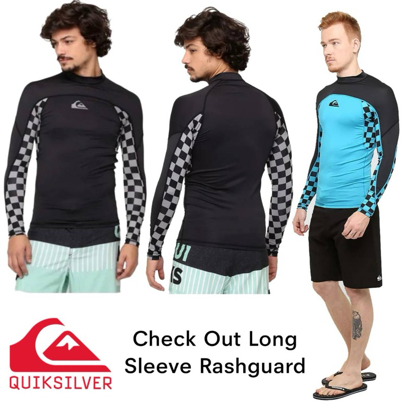 เสื้อว่ายน้ำ Quiksilver Check Out Long Sleeve Rashguard