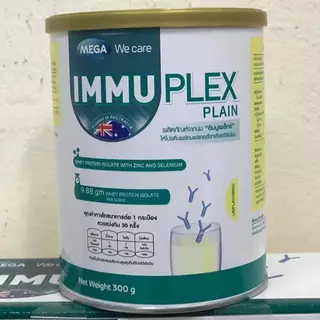 MEGA WE CARE IMMUPLEX Unflavor (300 G.) อิมมูเพล็ก ไม่มีกลิ่น ขนาด 300 กรัม Exp.03/2028
