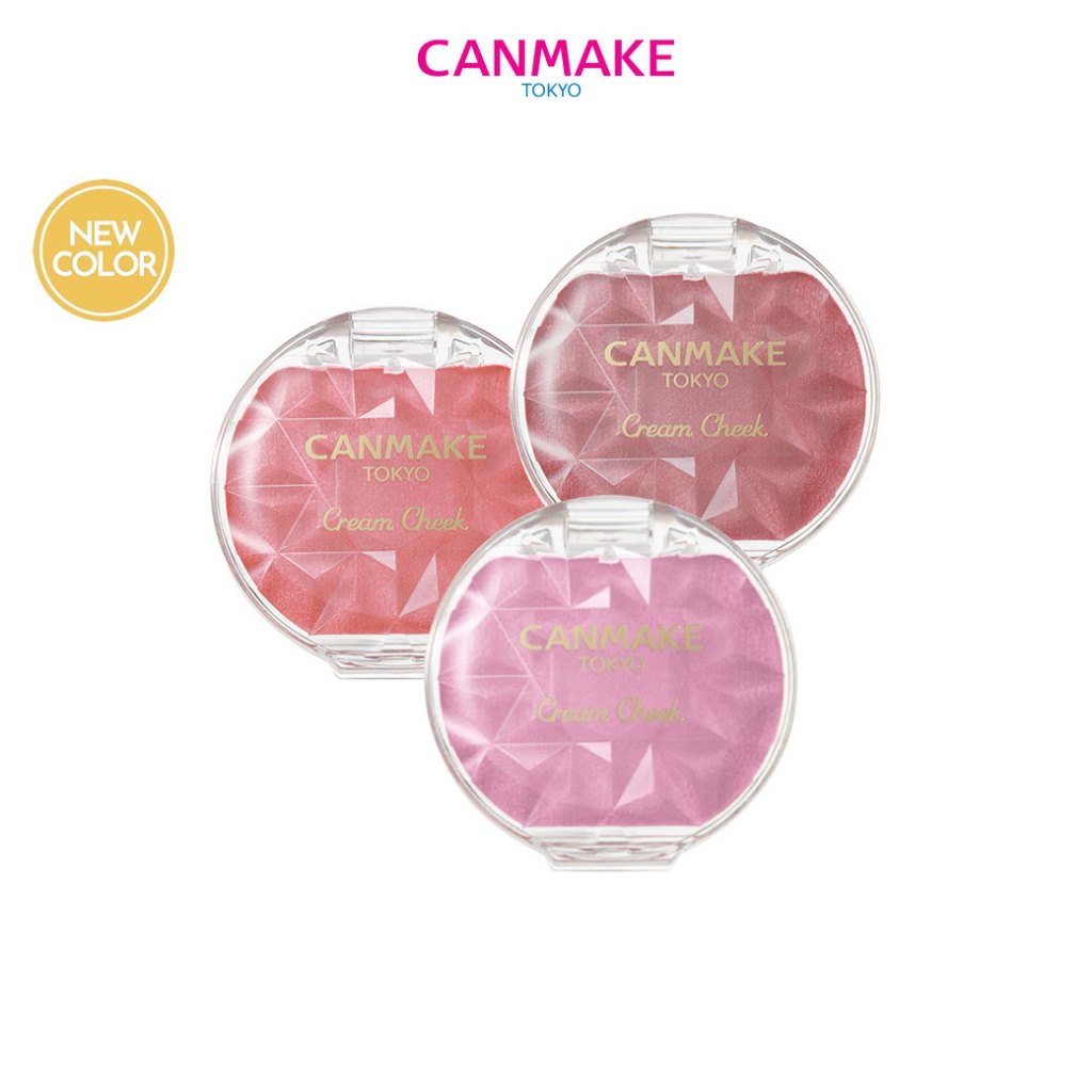CANMAKE Cream Cheek Pearl Type ครีมบลัชออนเนื้อเพิร์ลละเอียด