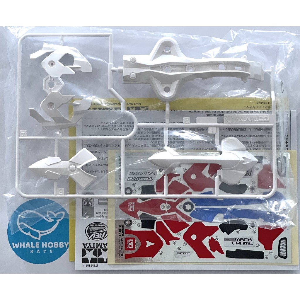 อะไหล่ระเบิดกล่อง TAMIYA BODY MACH FRAME พร้อม STICKER และคู่มือ 18714 [MACH FRAME] สินค้าพร้อมส่ง !!!