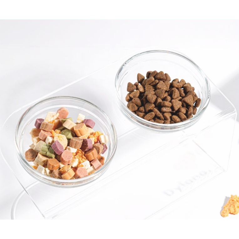 Dylano's Elavated Double 𝗦𝘁𝗮𝗻𝗱 𝘄𝗶𝘁𝗵 𝗕𝗼𝘄𝗹 🐶🐱"