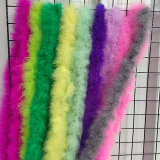 ขนนก ขนประดับตกแต่ง ขนนกแบบเป็นเส้น ความยาว 2 เมตร เส้นรอบวง 4-5 cm