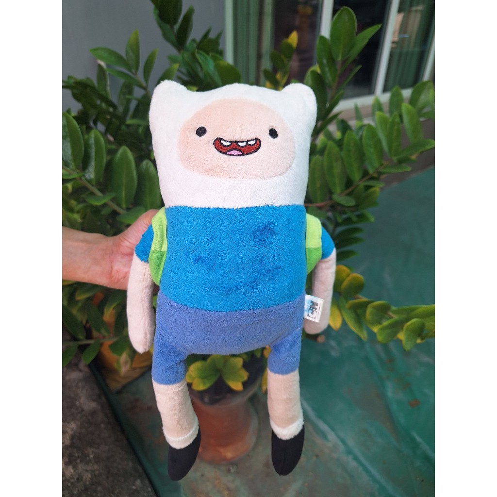 ตุ๊กตา FINN Cartoon Network ADVENTURE TIME ขนาด 10-12 นิ้ว ฟินน