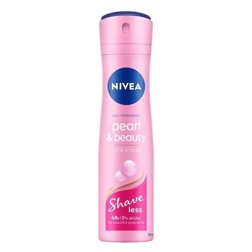 Exp.9/25 | NIVEA นีเวีย สเปรย์ เพิรล์ แอนด์ บิวตี้ เชฟ เลส 150 มล