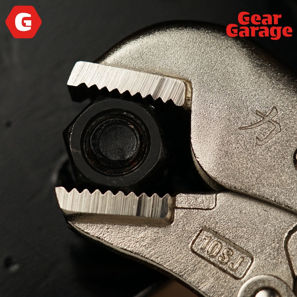 คีมล็อก ขนาด 10 นิ้ว จับดีล็อคแน่น TEKIRO NO.PL-LP2112 LOCKING PLIERS STRAIGHT JAW 10"